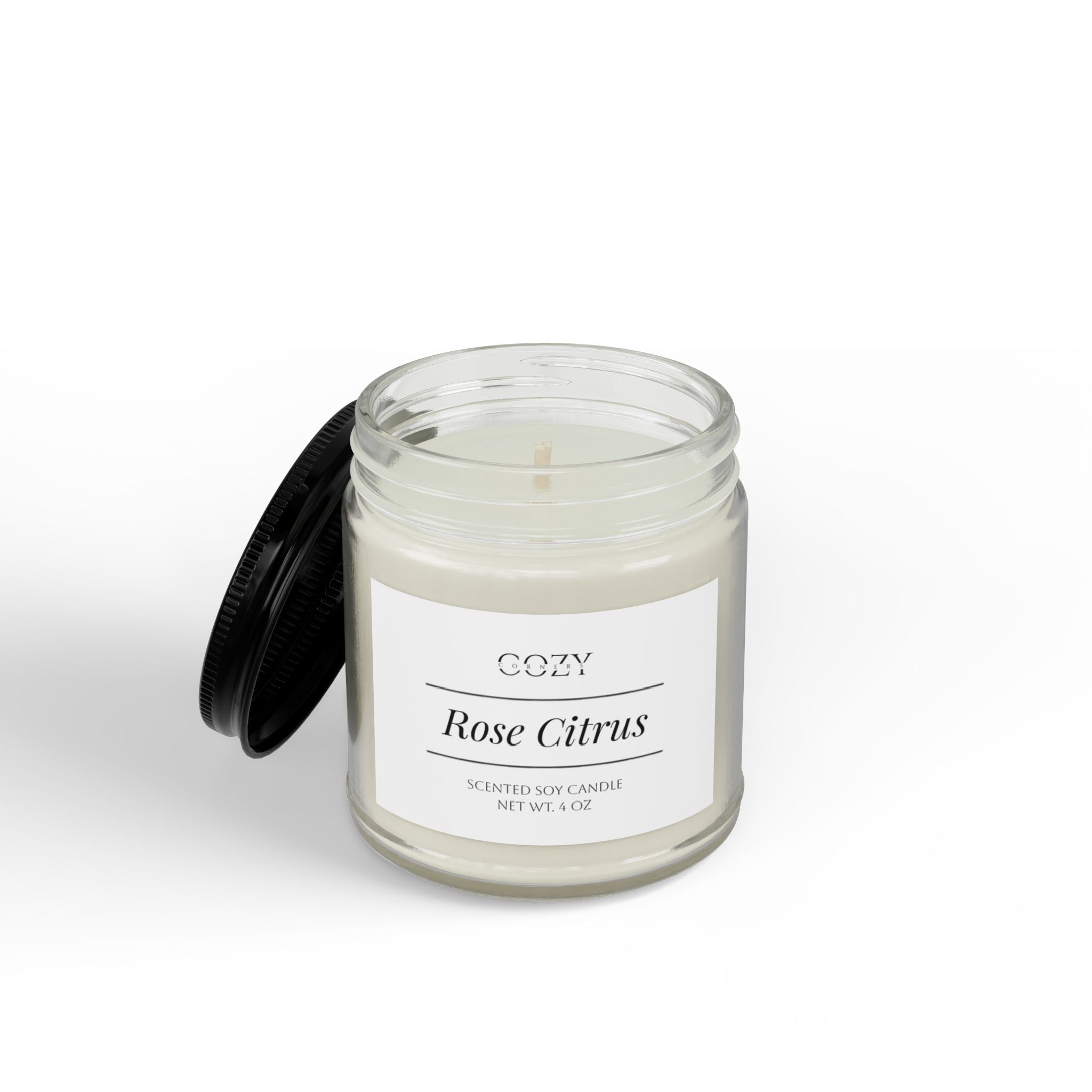 Rose Citrus Soy Candle