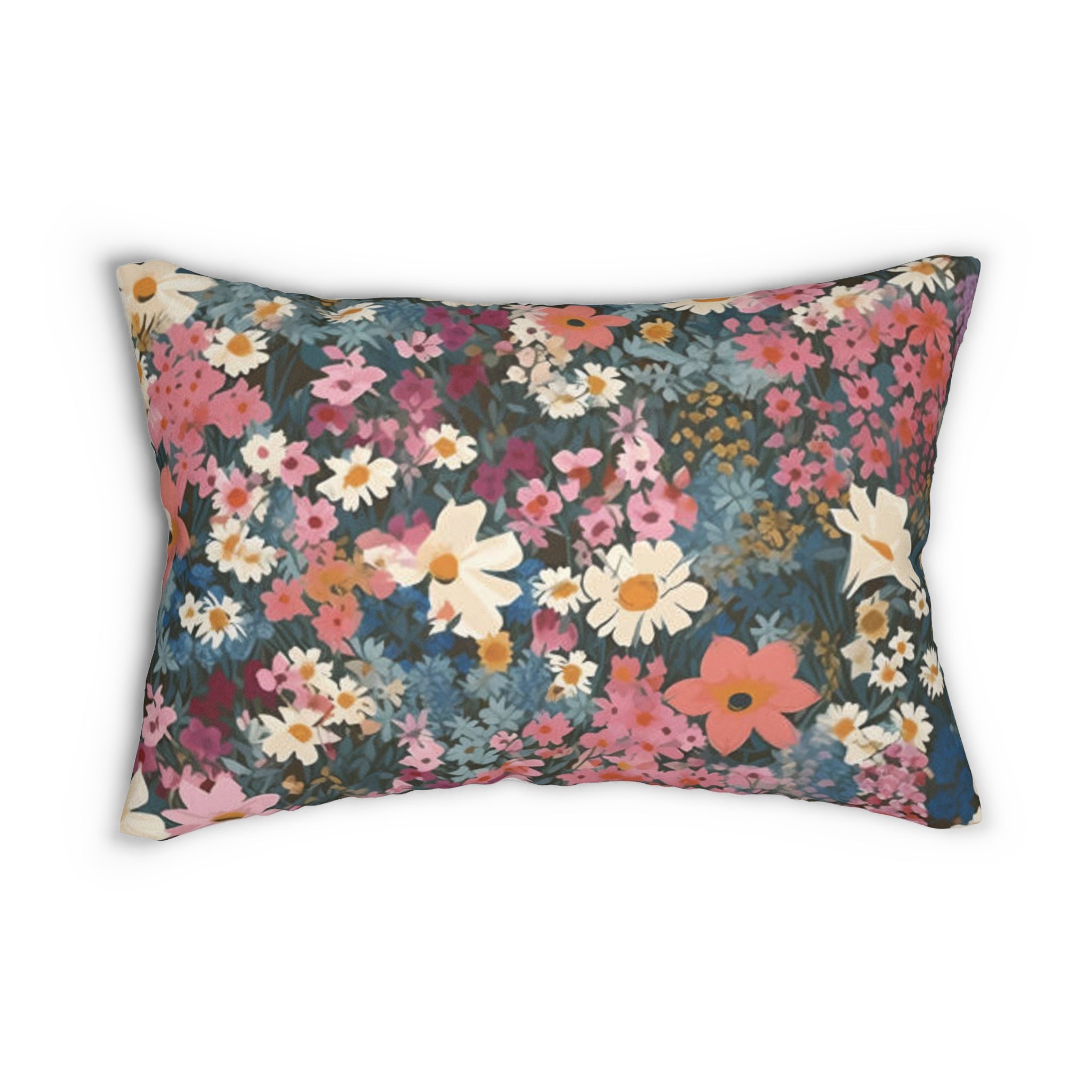 Floral Meadow Lumbar Pillow
