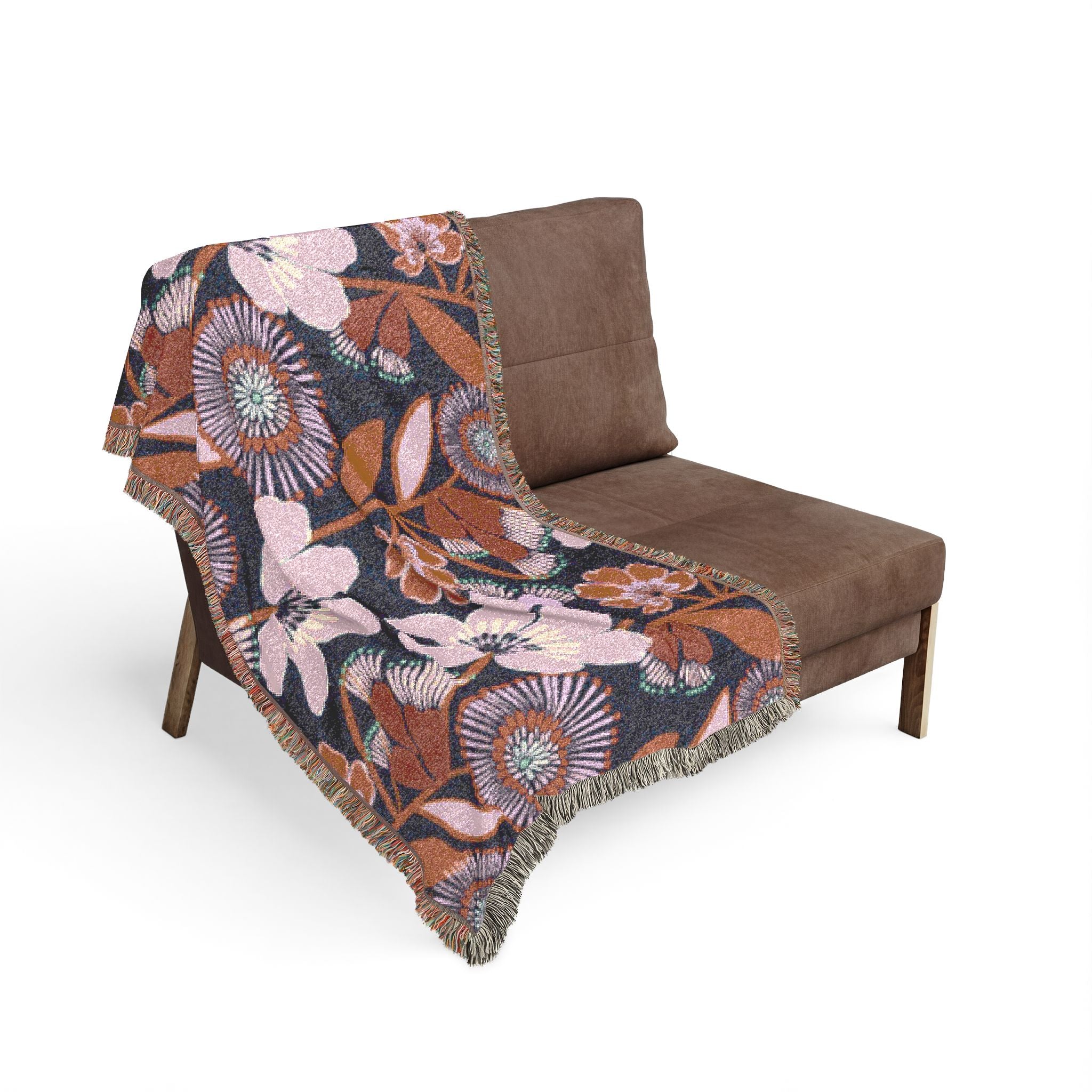 Floral Woven Blanket
