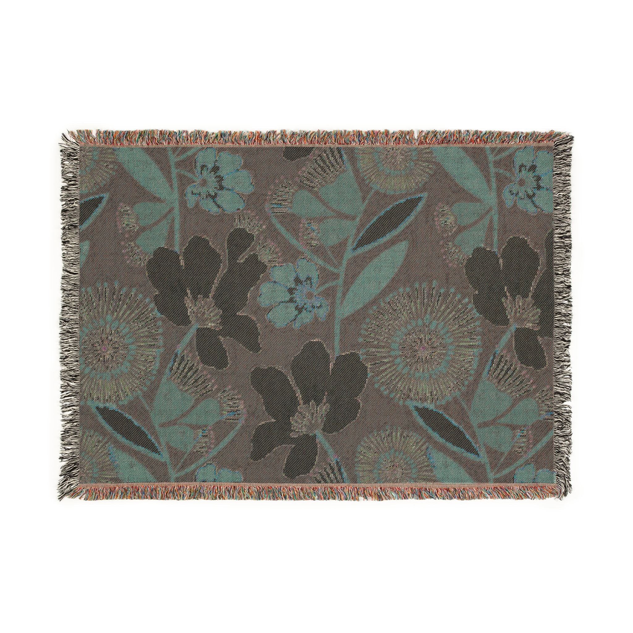 Floral Woven Blanket